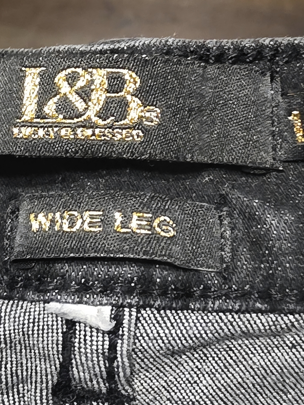 Lucky & Blessed Black Bell Bottom Jeans STRETCH 14 - Picture 4 of 4